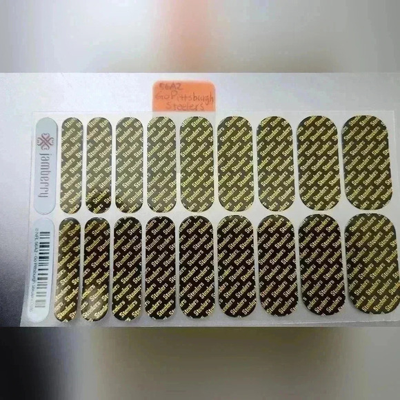 Jamberry Other - SOLD-Pittsburgh Steelers nail wraps